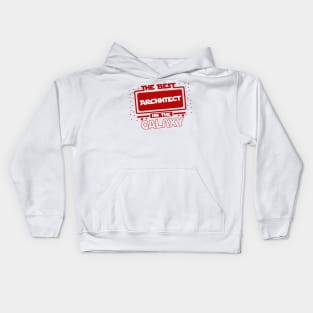 Best Architect in the galaxy Kids Hoodie